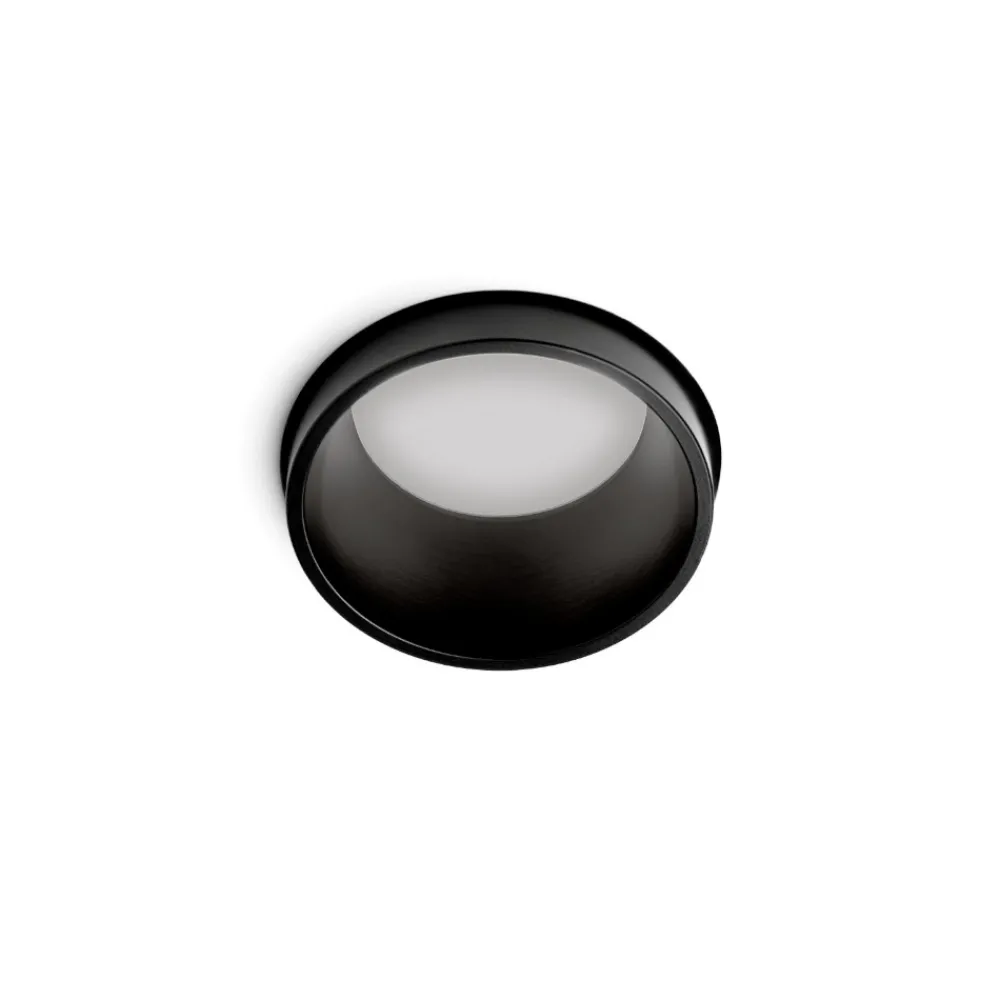 Faretti Da Incasso-Sforzin Illuminazione Sforzin thessaly faretto nero di gesso da incasso a soffitto