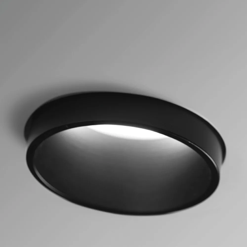 Faretti Da Incasso-Sforzin Illuminazione Sforzin thessaly faretto nero di gesso da incasso a soffitto