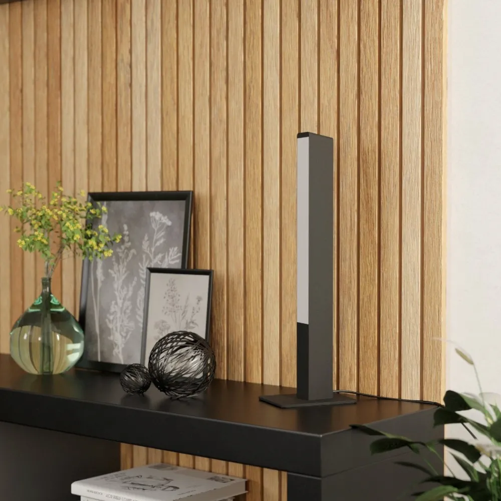 Lampade Da Tavolo-Eglo Simolaris z lampada da tavolo moderna led rgb da 2700k a 6500k