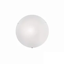 Plafoniere Moderne-Ideal Lux Simply pl1 plafoniera per cucina rotonda