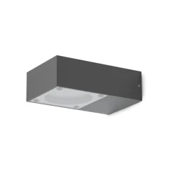 Applique Da Esterno-Ideal Lux Sirio ap1 applique da esterno nero moderna ip65