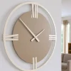 Orologi Da Parete Moderni-Selezionato da Mazzolaluce Sirio orologio da parete grande design moderno caffelatte