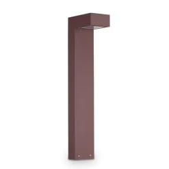 Lampioni Da Giardino-Ideal Lux Sirio pt2 h60 lampione da giardino marrone ip44