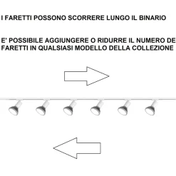 Illuminazione A Binario-Selezionato da Mazzolaluce Sistema a binario 100cm monofase bianco spot e27 orientabili