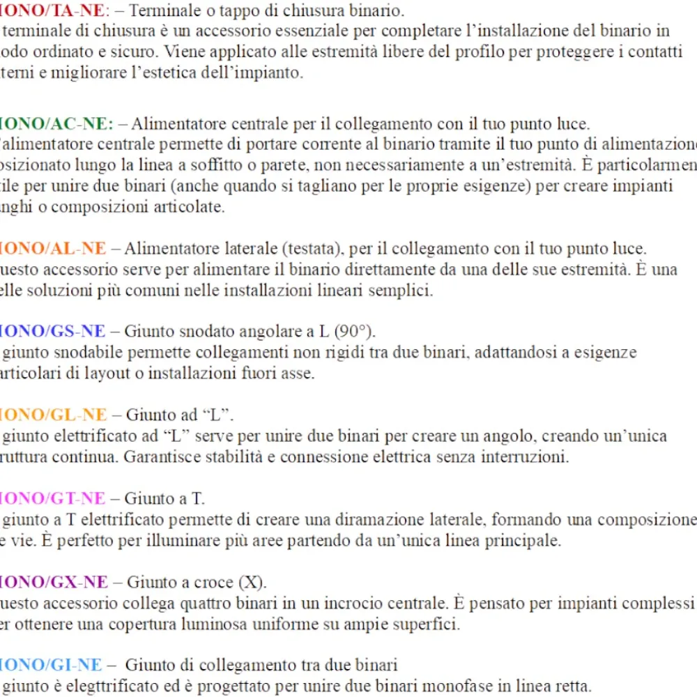 Illuminazione A Binario-Selezionato da Mazzolaluce Sistema a binario 100cm monofase bianco spot e27 orientabili