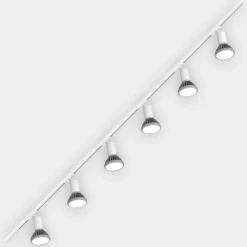Illuminazione A Binario-Selezionato da Mazzolaluce Sistema a binario 200cm monofase bianco 6 spot e27 orientabili