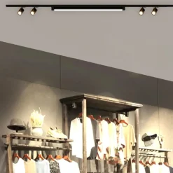Illuminazione A Binario-Selezionato da Mazzolaluce Sistema a binario 200cm nero barra led 40w 3000k con spot
