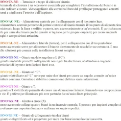 Illuminazione A Binario-Top Light Sistema a binario monofase 100cm bianco con 3 luci spot orientabili