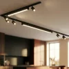 Illuminazione A Binario-Selezionato da Mazzolaluce Sistema binario ad angolo 300cm nero led 3000k con spot orientabili
