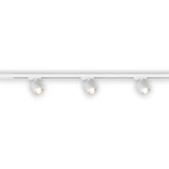 Illuminazione A Binario-Selezionato da Mazzolaluce Sistema binario 100cm bianco con 3 spot orientabili