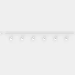 Illuminazione A Binario-Selezionato da Mazzolaluce Sistema binario 200cm bianco con 6 spot gx53 orientabili monofase