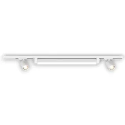 Illuminazione A Binario-Selezionato da Mazzolaluce Sistema binario 100cm modulo led 28w 3000k bianco con spot orientabili