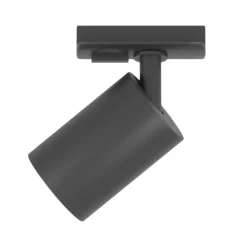 Illuminazione A Binario-Selezionato da Mazzolaluce Sistema binario 300cm monofase nero 8 spot e27 orientabili