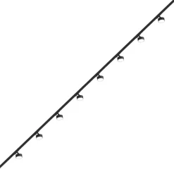 Illuminazione A Binario-Selezionato da Mazzolaluce Sistema binario 300cm nero monofase con spot gx53 orientabili