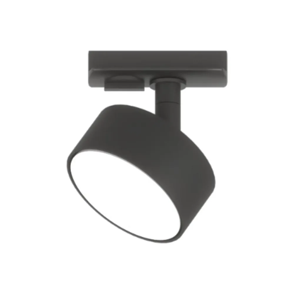 Illuminazione A Binario-Selezionato da Mazzolaluce Sistema binario 100cm nero monofase con 3 spot gx53 orientabili