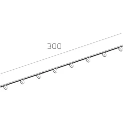 Illuminazione A Binario-Selezionato da Mazzolaluce Sistema binario elettrificato 300cm monofase con spot gx53 sabbia