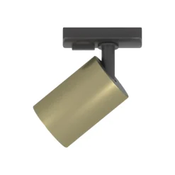 Illuminazione A Binario-Selezionato da Mazzolaluce Sistema binario modulo led 40w 3000k nero oro con spot