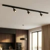 Illuminazione A Binario-Top Light Sistema binario monofase nero 100cm 3 spot orientabili gu10