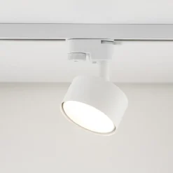 Illuminazione A Binario-Selezionato da Mazzolaluce Sistema binario trifase 100cm bianco con 4 faretti gx53 orientabili