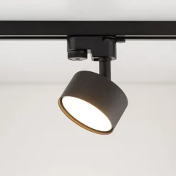 Illuminazione A Binario-Selezionato da Mazzolaluce Sistema binario trifase 100cm nero con faretti gx53 orientabili