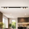 Illuminazione A Binario-Selezionato da Mazzolaluce Sistema con spot a binario 200cm nero led 40w 4000k