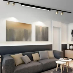 Illuminazione A Binario-Selezionato da Mazzolaluce Sistema con spot binario 200cm oro nero modulo led 40w 4000k