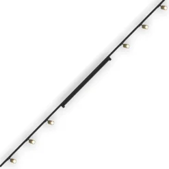 Illuminazione A Binario-Selezionato da Mazzolaluce Sistema illuminazione a binario 300cm nero oro led 40w 3000k