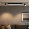 Illuminazione A Binario-Selezionato da Mazzolaluce Sistema luci a binario binario led modulo nero 28w 3000k con spot orientabili
