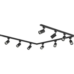 Illuminazione A Binario-Selezionato da Mazzolaluce Sistema plafoniera a binario trifase 220v nero con faretti