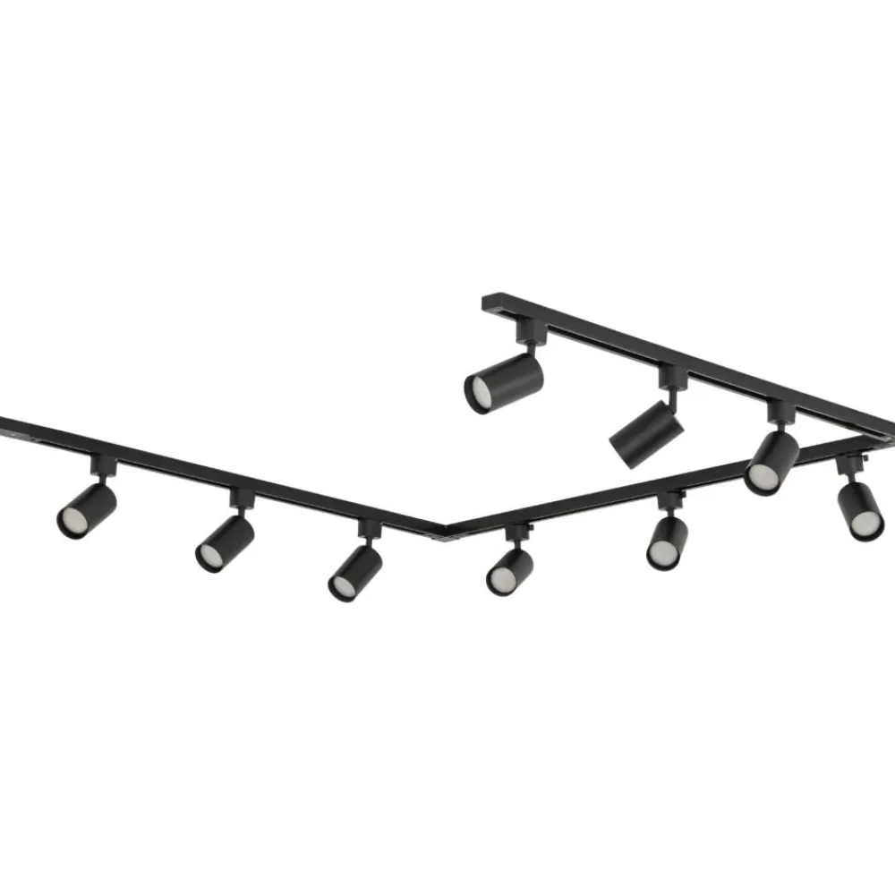 Illuminazione A Binario-Selezionato da Mazzolaluce Sistema plafoniera a binario trifase 220v nero con faretti