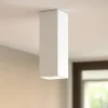 Faretti Da Soffitto-Ideal Lux Sky pl1 bianco faretto quadrato da soffitto 5w 3000k