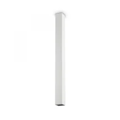 Faretti Da Soffitto-Ideal Lux Sky pl1 h75 idea lux faretto squadrato da soffitto led 5w 3000k bianco