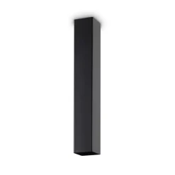 Faretti Da Soffitto-Ideal Lux Sky pl1 faretto da soffitto nero quadrato