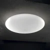 Plafoniere Moderne-Ideal Lux Smarties pl2 d42 plafoniera moderna per cucina sfera vetro bianco
