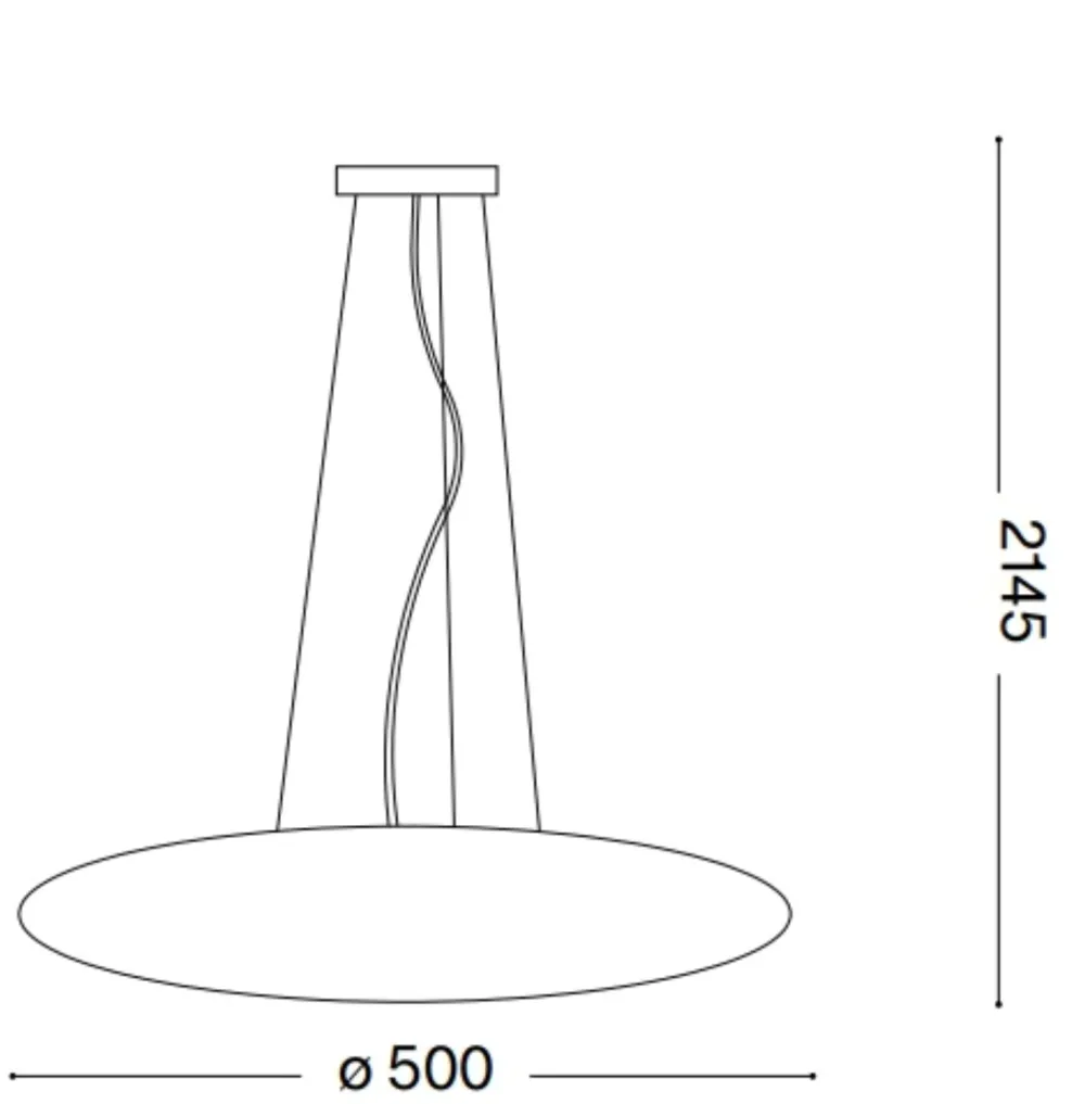 Lampadari Cucina-Ideal Lux Smarties sp3 d50 lampadario da cucina moderna vetro bianco