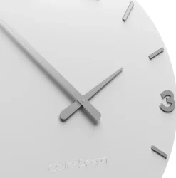 Orologi Da Parete Moderni-Selezionato da Mazzolaluce Smarty orologio da parete moderno rotondo legno bianco grigio