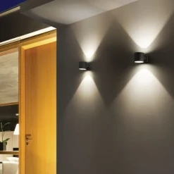 Applique Da Esterno-Ideal Lux Snif ap1 round applique da esterno ip54 bianco