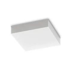 Plafoniere Da Esterno-Ideal Lux Snow pl 4000k plafoniera per terrazzo esterno ip65