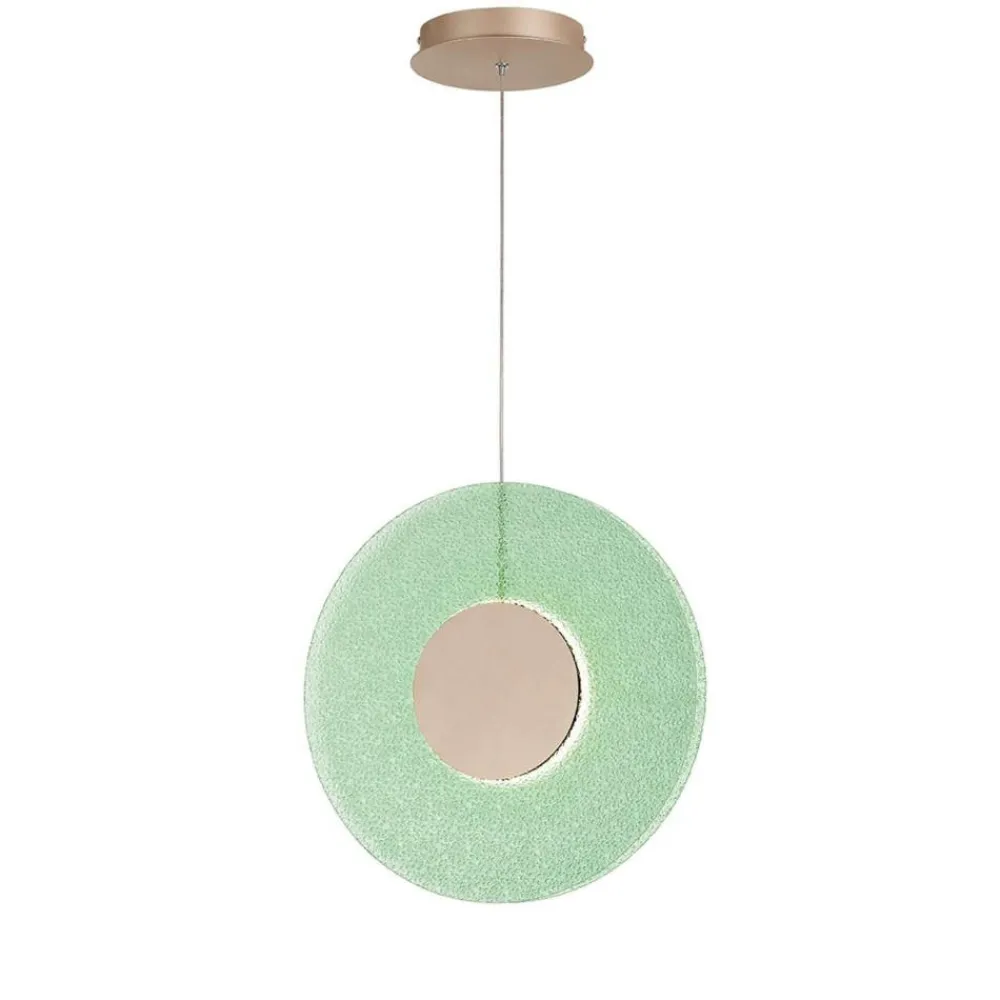 Lampadari Moderni-Ondaluce So candy lampadario vetro verde led design