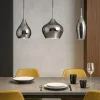 Lampadari Moderni-Ideal Lux Soft sp3 fume lampadario 3 vetri fume