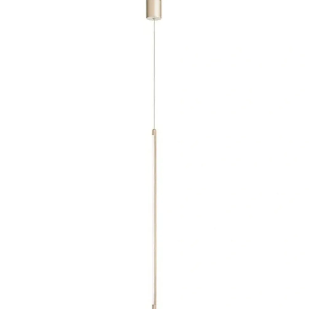 Lampade A Sospensione-Ondaluce So genius v oro lampada a sospensione cilindro led