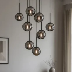 Lampadari Moderni-Ondaluce So-jewel-8 nero lampadario moderno nero