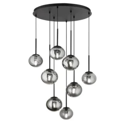 Lampadari Moderni-Ondaluce So-jewel-8 nero lampadario moderno nero