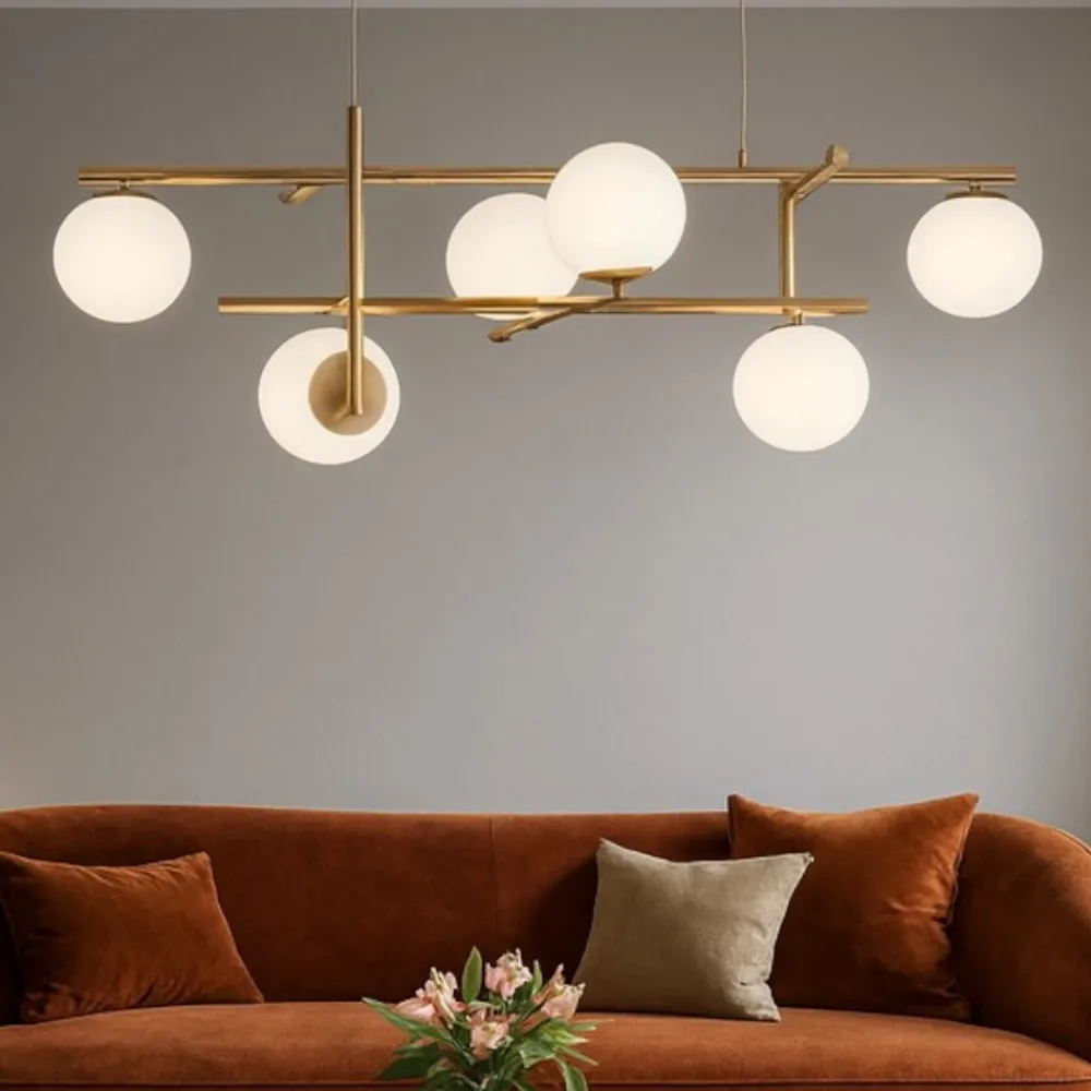 Lampadari Moderni-Ondaluce So jewel 6 lampadario moderno sei luci oro per salotto