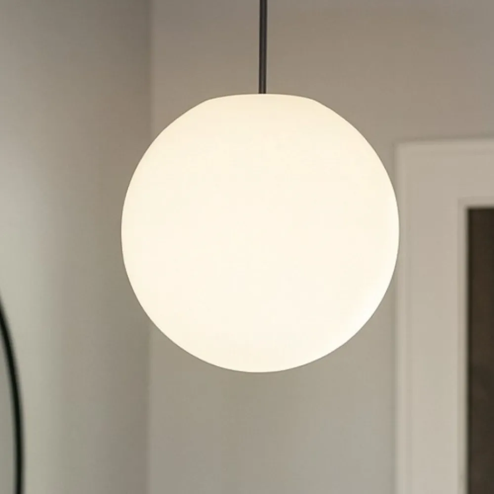Lampadari Moderni-Ideal Lux Sole sp1 d40 lampadario sfera bianca