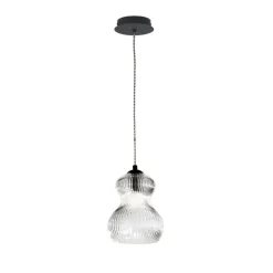 Lampade A Sospensione-Ondaluce So madagascar 2 lampada a sospensione vetro trasparente