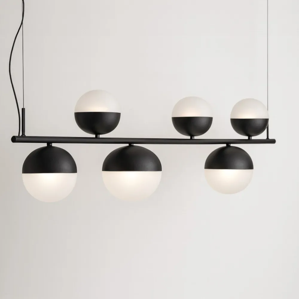 Lampadari Moderni-Ondaluce So mali nero lampadario led moderno