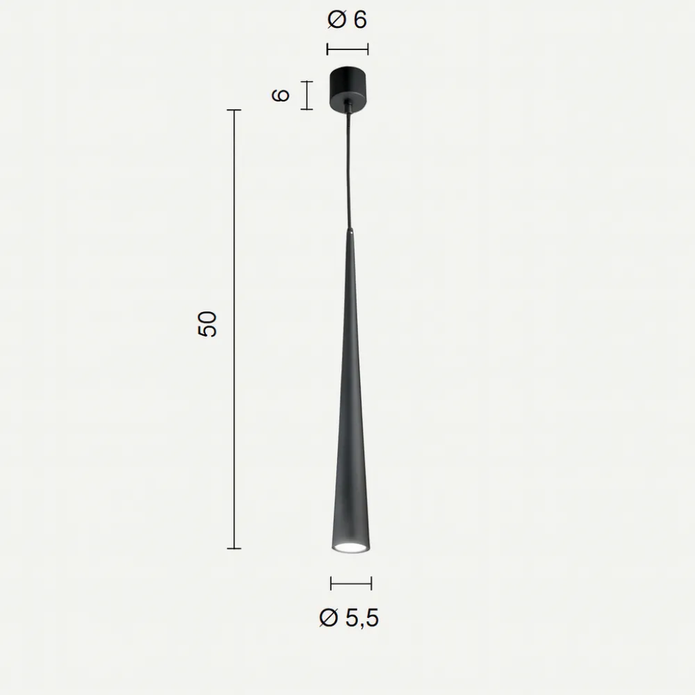 Lampade A Sospensione-Ondaluce So noa 50cm lampada sospensione oro opaco gu10