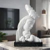 Soprammobili Moderni-Bongelli Preziosi Soprammobile moderno nascia famiglia base marmo nero
