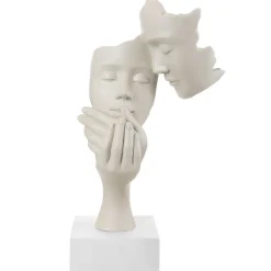 Soprammobili Moderni-Bongelli Preziosi Soprammobile scultura coppia face nocciola